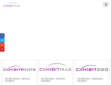 Tablet Screenshot of exhibitmax.net